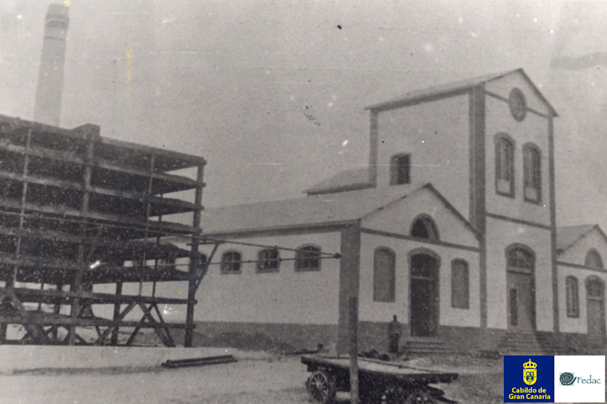 Fábrica de ron, Arucas, 1909