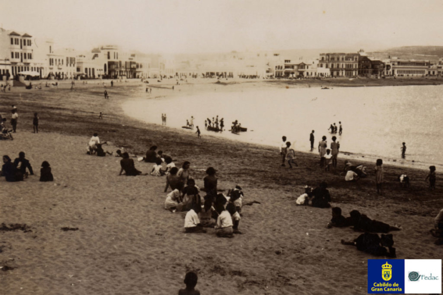 Playa Las Canteras, 1930