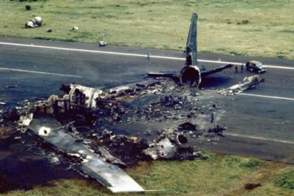 Aviones accidentados Tenerife 1977